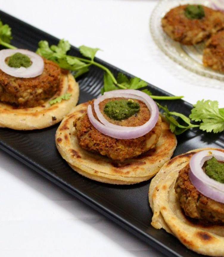 Image of rajma ki galouti in a plate