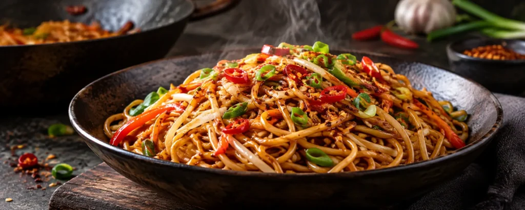 Restaurant-Style Chilli Garlic Noodles at Home